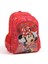 Minnie Mouse Okul Çantası (Kırmızı - Minnie Kabartmalı) 1