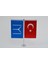 Kayı Boyu ve Türk Bayrağı Dikey Masa Bayrak Takımı 1