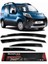2 Li Peugeot Bipper Sport Style Sunplex Cam Rüzgarlığı 1