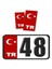 Çıkartma Plaka İçi Tr Petekli Adet 1