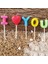 5'li I love You Kalp Mum Seti mm02 1