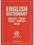 English Dictionary İngilizce - Türkçe Türkçe - İngilizce Sözlük 1