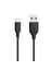 PowerLine Micro USB Şarj/Data Kablosu 0.9 Metre Siyah 1