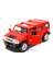 2008 Hummer H2 SUV (Kırmızı) 1:40 Metal Çek Bırak Araba 3