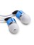 Max Metalik Earbuds Mikrofonlu Mavi 1