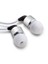 Max Metalik Earbuds Mikrofonlu Gümüş 1