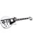 Ltd James Hetfield Iron Cross Snow White Signature Elektro Gitar 3