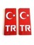 Plakalık Tr Parlak Pleksi 2 Li 10Cmx4Cm Takım 1