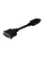 Displayport (Dp) Adaptörü, Kablolu, Dp Erkek - Dvı-I (24+5) Dişi, 0.15 Metre, Kilit Mekanizmalı, Dp 1.2 Uyumlu Ul, Siyah Renk 1
