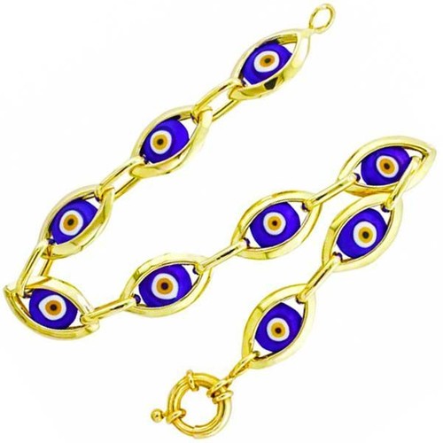 Bilezikhane Dokuz Sıra Çekik Gözlü 14 Ayar Altın Bileklik Bilezikhane Dokuz Sıra Çekik Gözlü 14 Ayar Altın Bileklik