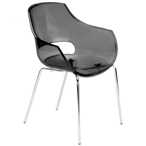 Papatya Opal Transparan Sandalye, Krom Ayaklı Fiyatı Papatya Opal Transparan Sandalye, Krom Ayaklı Fiyatı