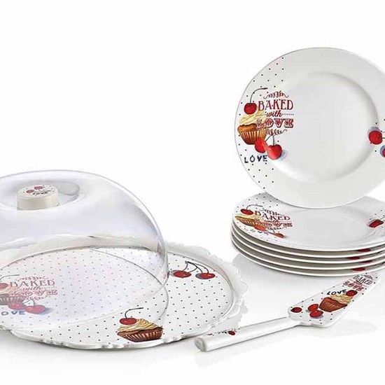 Schafer 9 Prç Lilly Pasta Servis Takımı SHF28109 Fiyatı