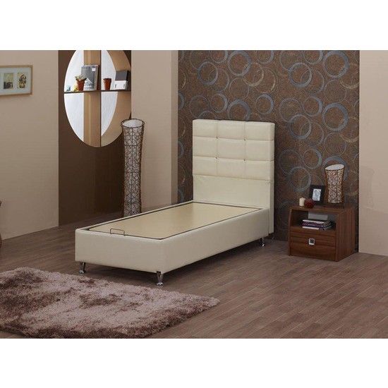 Kilim Mobilya 90x190 Nova Deri Baza Krem Fiyatı