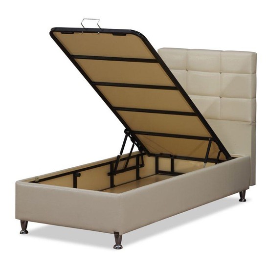 Kilim Mobilya 90x190 Nova Deri Baza Krem Fiyatı