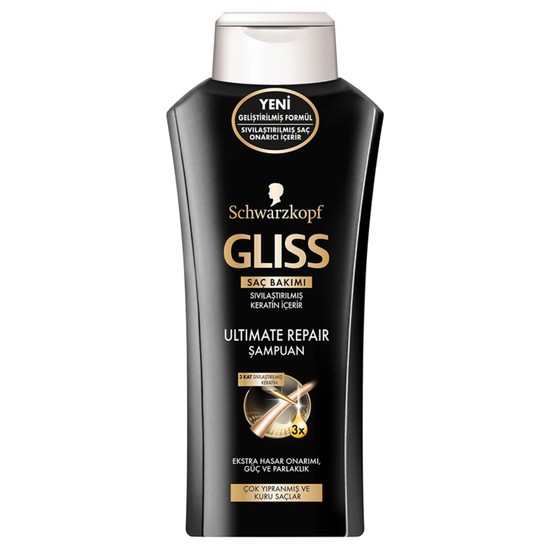 Gliss Ultimate Repair Çok Yıpranmış Ve Kuru Saçlar İçin Şampuan 525 ml