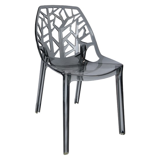 Vitale Mira Sandalye Şeffaf Gri Fiyatı Taksit Seçenekleri