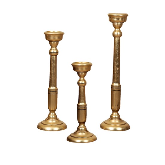 Desa Mobilya Ahşap Mumluk (Şamdan) Takımı Altın Yaldız Fiyatı