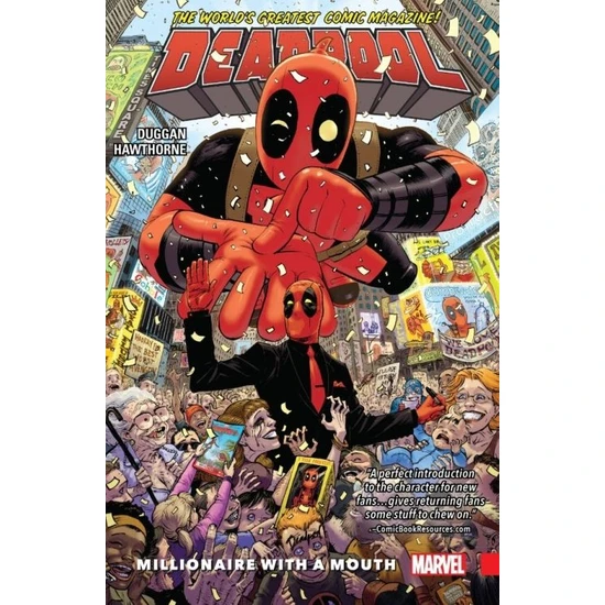 Marvel Comics Deadpool: World's Greatest Vol. 1: Millionaire With A Mouth İngilizce Çizgi Roman
