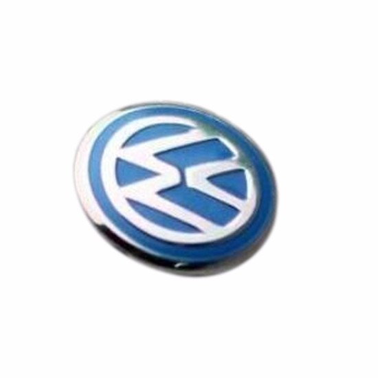 VW Golf İçin 2 Adet Araç Anahtar Logo Amblemi Ürün Mavi Renkten Oluşmaktadır Çapı: 1.4 cm