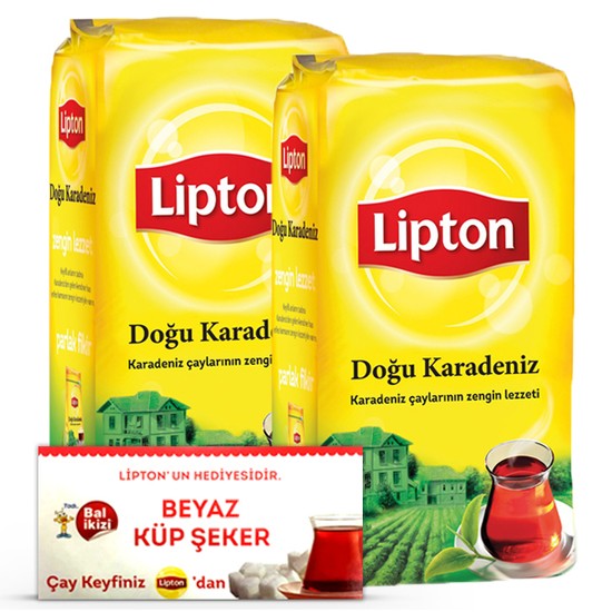 Lipton Doğu Karadeniz 1000 gr x 2 Adet (Şeker Hediye)