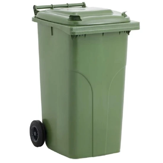 Elif Plastik Çöp Konteyneri 240 Lt- Yeşil