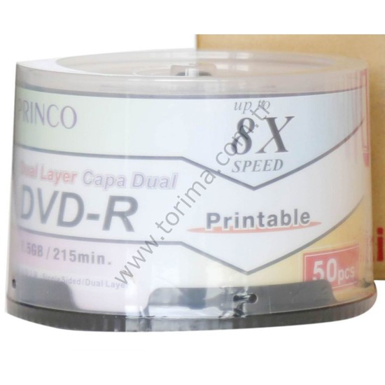 Princo DVD-R 8.5 GB Printable Cace Box (1 Paket) Fiyatı