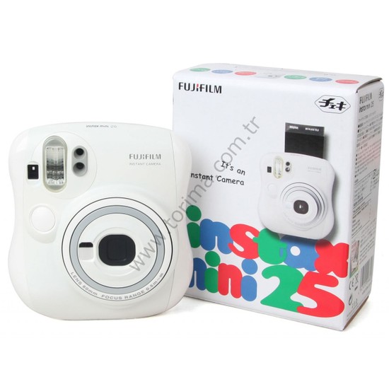 Fujifilm İnstax Mini 25 Fotoğraf Kamerası Beyaz