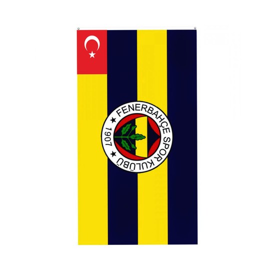 Fenerium 90X135 Fb Logo-Türk Kongre Bayrak