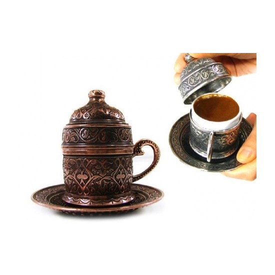 Toptancı Kapında Osmanlı Motifli Kahve Fincanı Fiyatı