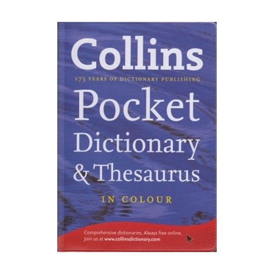 Collins Pocket Dictionary and Thesaurus Kitabı ve Fiyatı