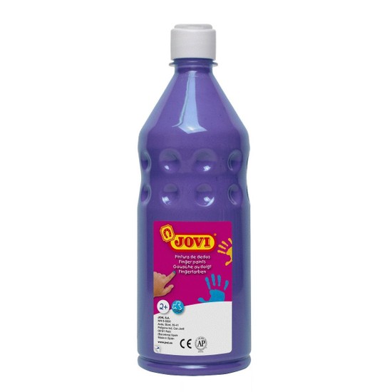 Jovi 750 ml Mor Parmak Boyası (Ekonomik Şişe Ambalaj)