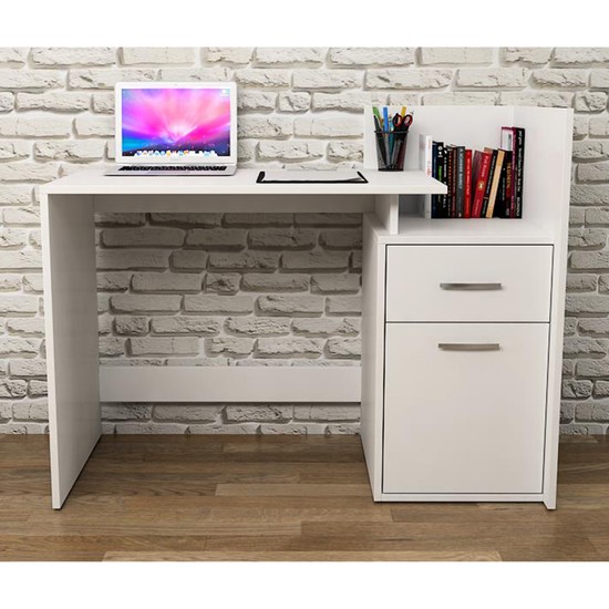 Tdesigno Ege Çalışma Masası - Beyaz
