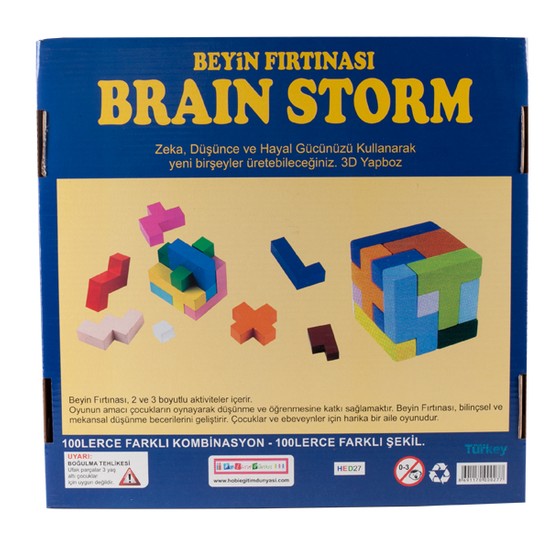 Blueway Brain Storm Beyin Fırtınası Zeka Mantık ve Düşünme Oyunu