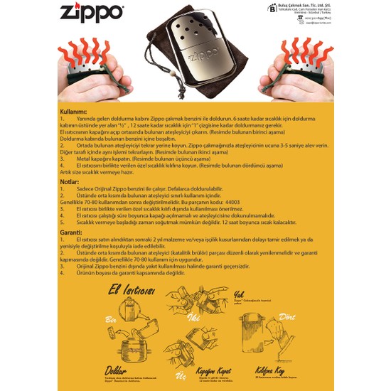 Zippo Hand Warmer -El Isıtıcısı -Cep Sobası -Kamuflaj 40290 Fiyatı
