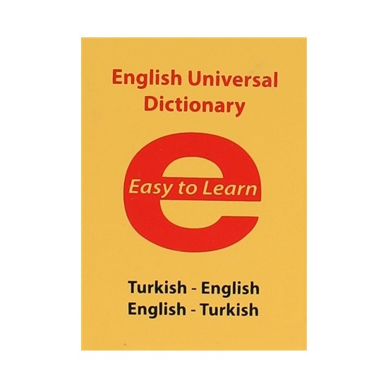 English Universal Dictionary Easy to Learn Kitabı ve Fiyatı