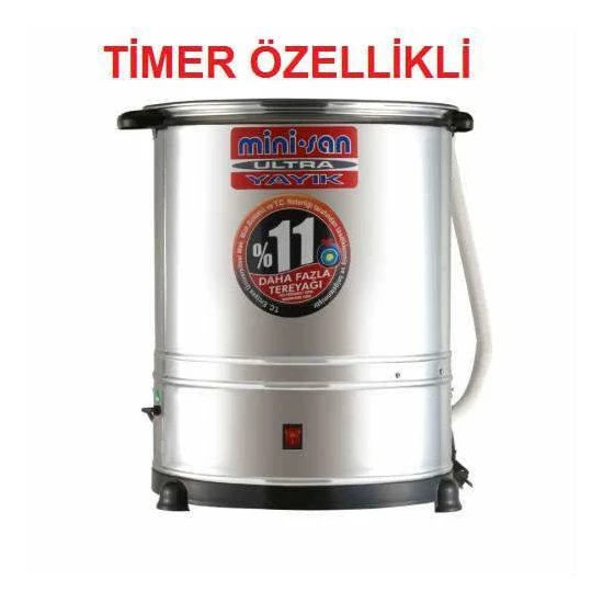 Minisan 25 Litre Timerli Ultra Yayık Ayran Tereyağı Makinesi