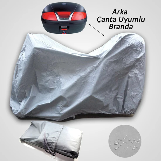 Autoen TopCase Uyumlu Motosiklet Brandası L Beden