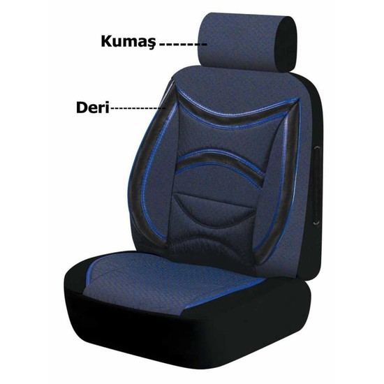 Süslenoto Fiat Palio Hb 20022012 Mavi Oto Koltuk Kılıfı Fiyatı