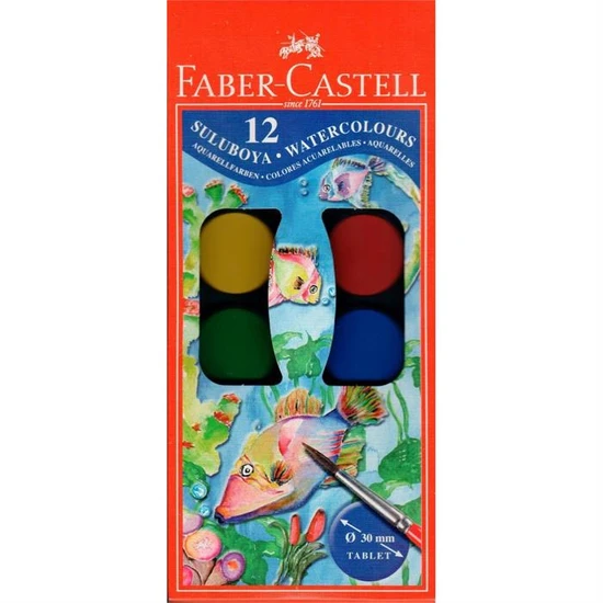 Faber-Castell 12'Li Sulu Boya