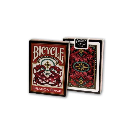 Bicycle Dragon Back Red Kırmızı Poker İskambil Oyun Kartı Kağıdı Destesi Koleksiyonluk