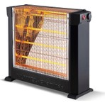 Kumtel Ks-2760 Siyah Quartz Isıtıcı 2200 Watt Güç Değeri ile Etkili Isıtma Sağlar