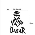 Sticker Usta dakar Siyah Sticker