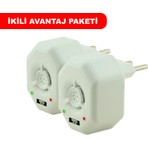 Repel Fare Kovucu Cihaz Repel  Rf 200 (2'Li Paket) 200 M²
