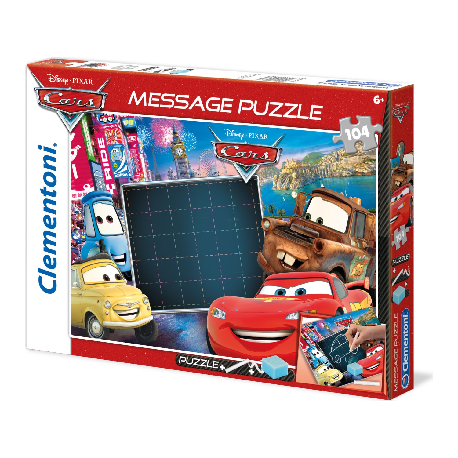 Disney Cars 104 Parça Mesaj Puzzle (Clementoni) Fiyatı