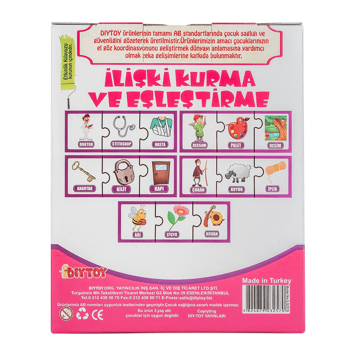 Diytoy İlişki Kurma ve Eşleştirme Fiyatı Taksit Seçenekleri