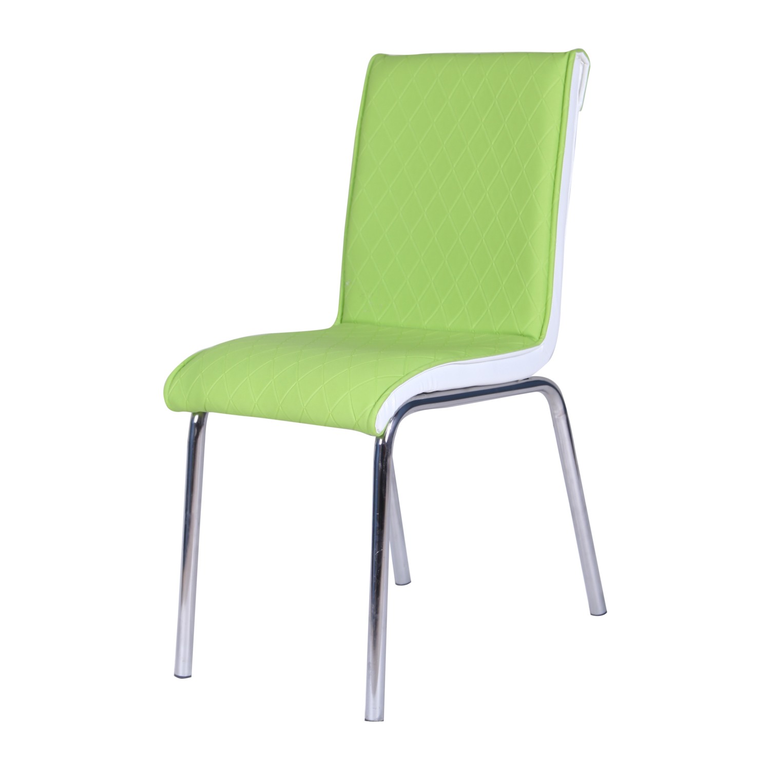 Evinizin Mobilyası Deri Pedli Sandalye Yeşil Baklava