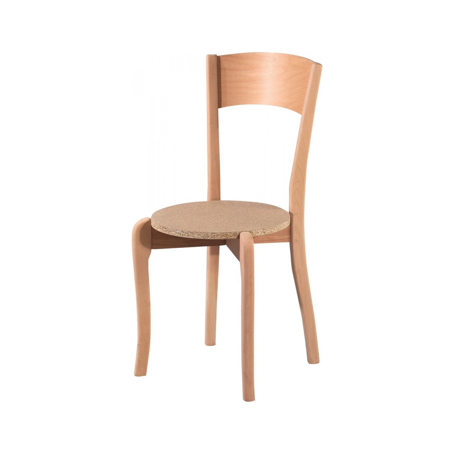 Masifart 7133 Tek Tepeli Sandalye Cilasız Ahşap Fiyatı