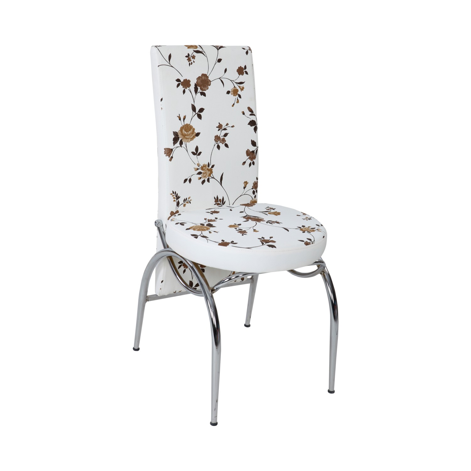 Osmanlı Mobilya 4 Adet Destekli Petli Lale Sandalye Kahve