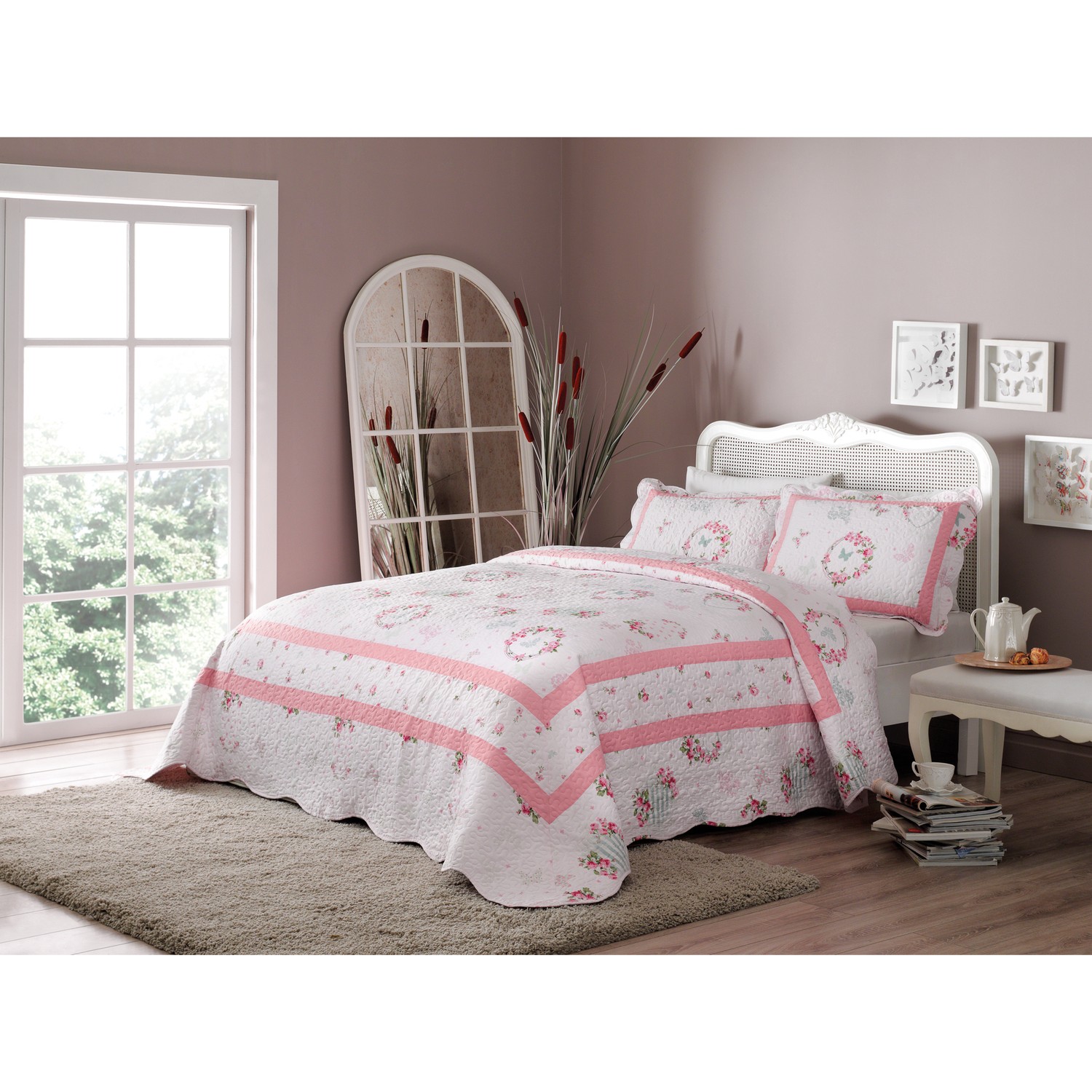 Taç Love&amp;Roses Yatak Örtüsü Fiyatı Taksit Seçenekleri