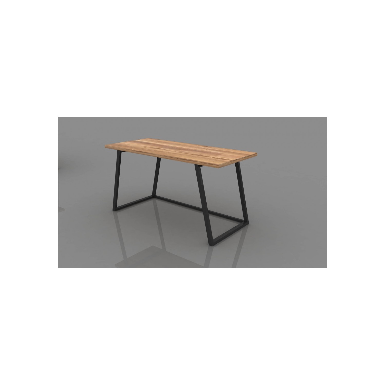 Endüstriyel Mobilya Ihlamur Masif Çalışma Masası 150 cm Fiyatı